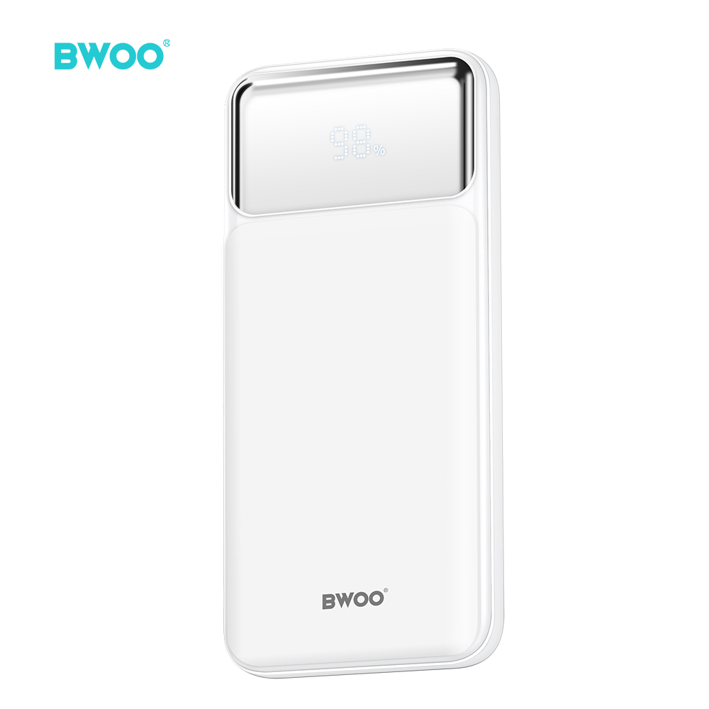 BWOO ypač plonas 22,5W 10000mAh išorinė baterija balta