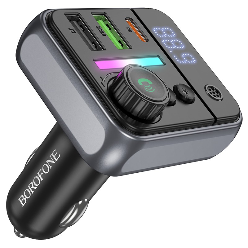FM moduliatorius Borofone BC50 PD20W+QC3.0