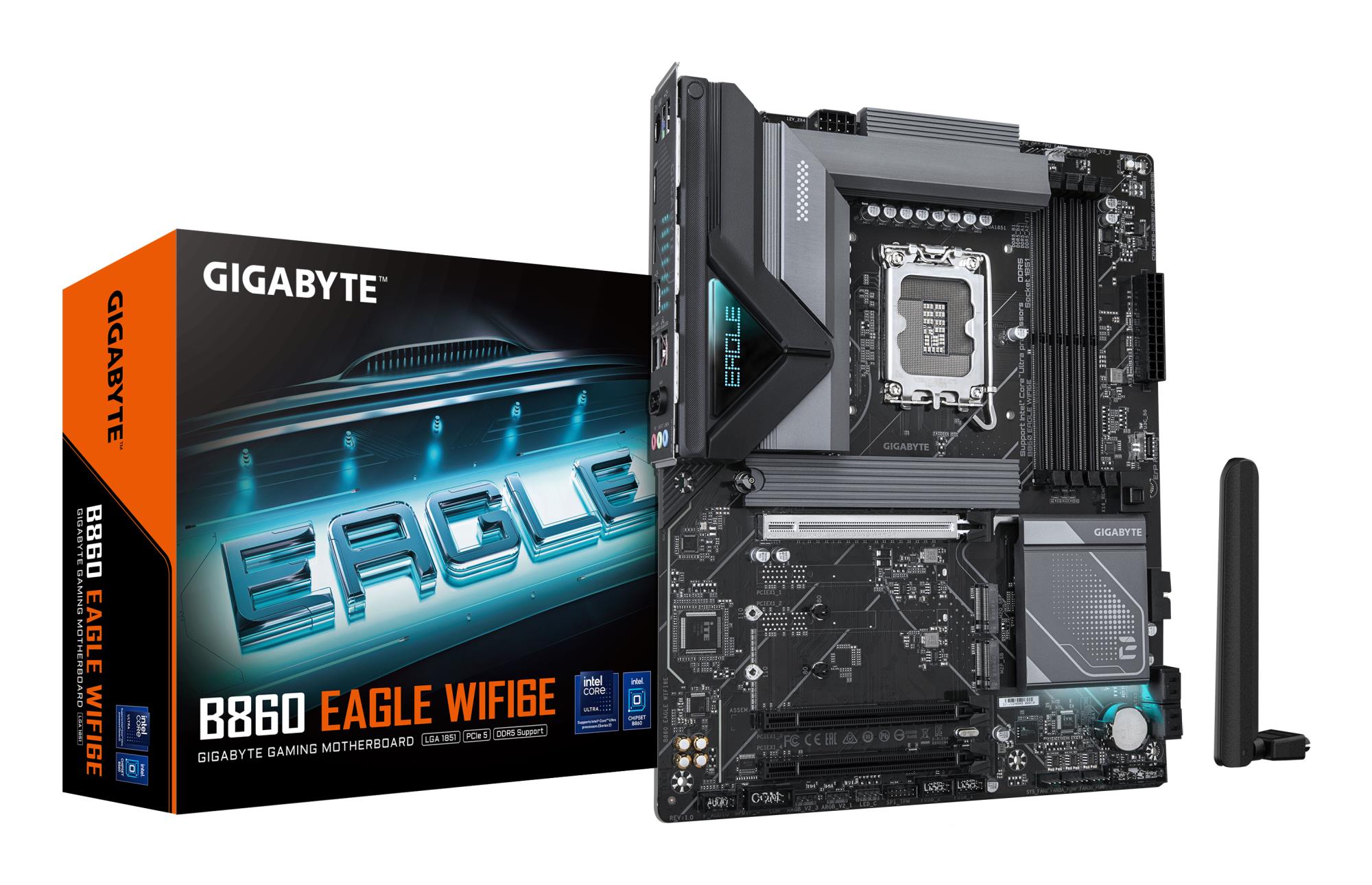 GIGABYTE B860 EAGLE WIFI6E LGA1851 pagrindinė plokštė