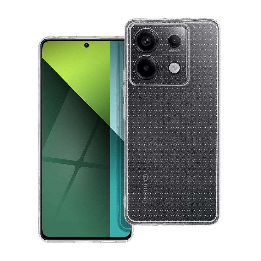 Dėklas telefonui XIAOMI Redmi Note 13 Pro 5G (kameros apsauga) - skaidrus, 2 mm