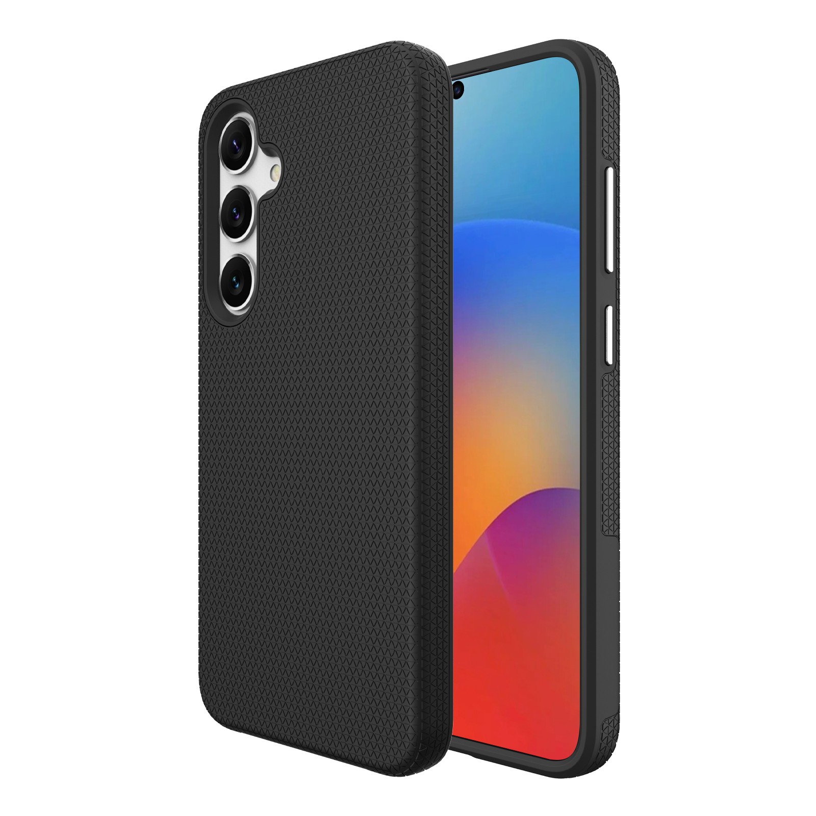 Dėklas Perfectionists Triangle Case Samsung S921 S24/S931 S25 juodas