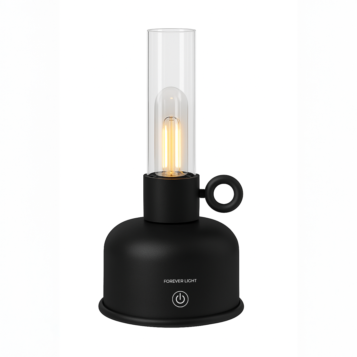 Forever Light Vintage Petroleum LED lempa FLR-02 juoda