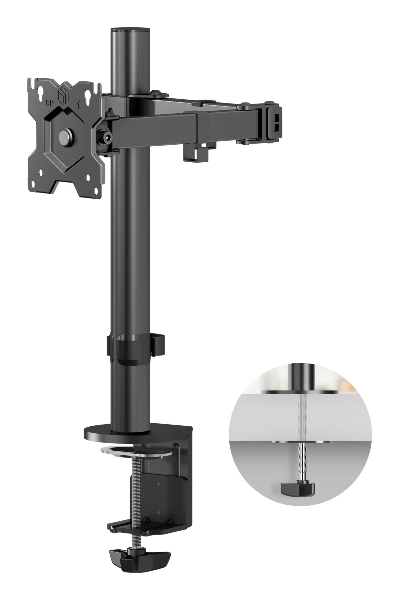 Monitoriaus stalinis laikiklis 13-34" juodas D121E-B Onkron