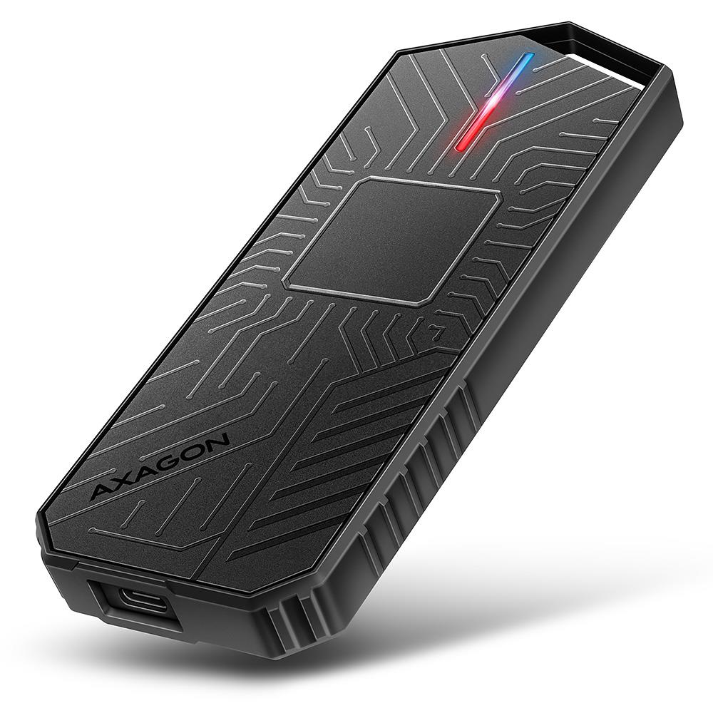 SSD disko dėžutė M.2 NVMe SATA USB-C EEM2-GAM Axagon