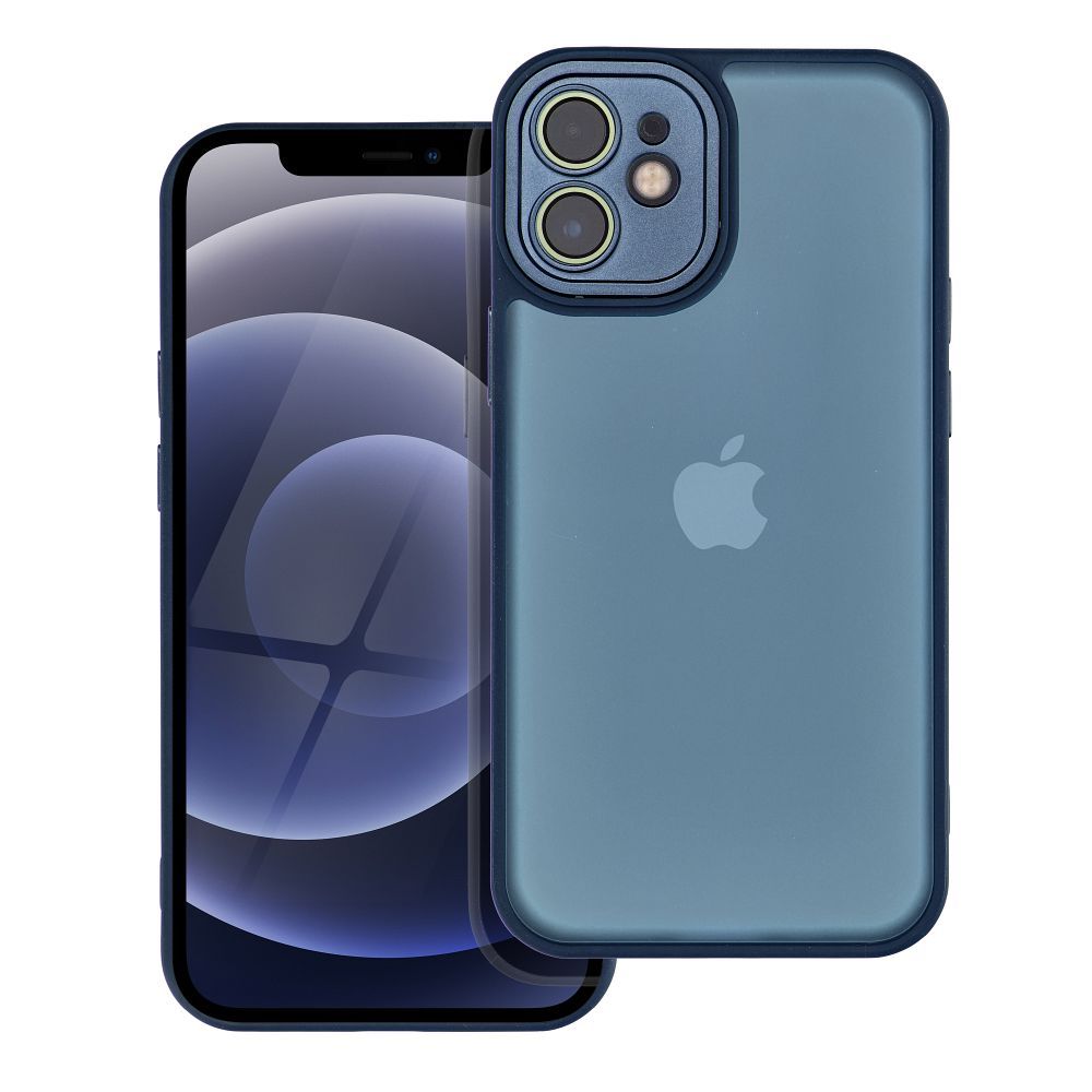 VARIETE dėklas telefonui IPHONE 12 Mini tamsiai mėlynas