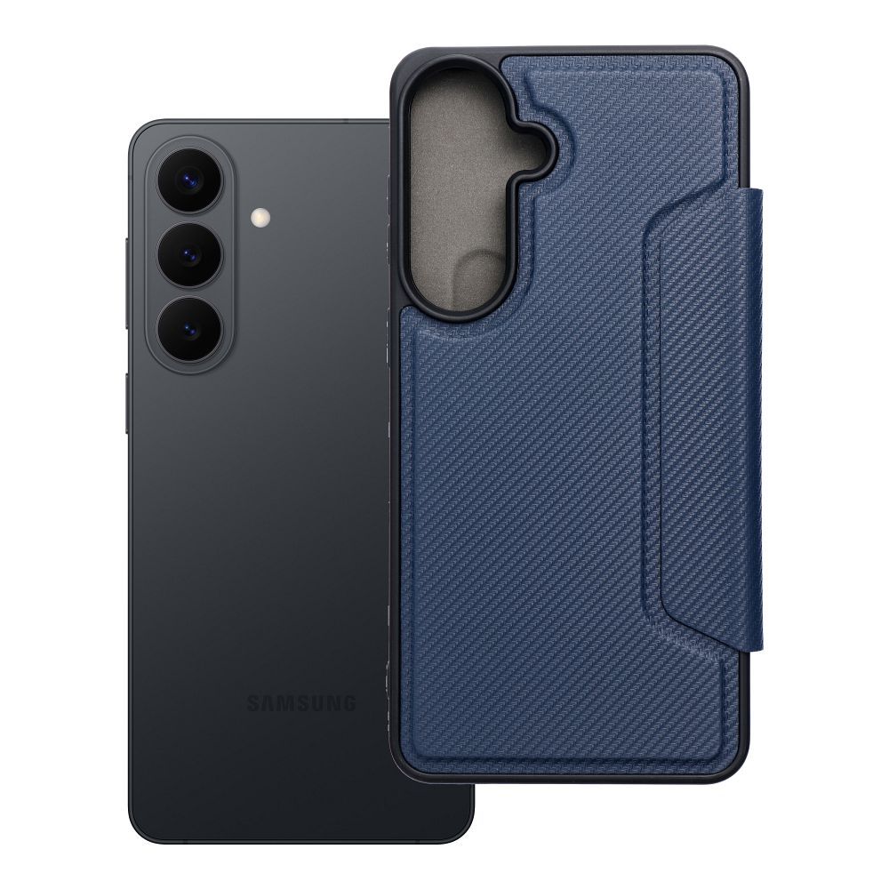 Dėklas telefonui RAZOR Book for SAMSUNG S26 Edge mėlynas