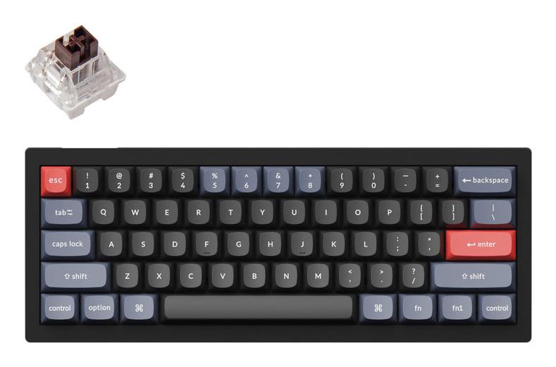 Belaidė klaviatūra KEYCHRON V4 RGB juoda V4-B3