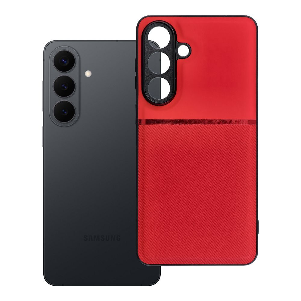 NOBLE dėklas telefonui SAMSUNG S26 Edge raudonas