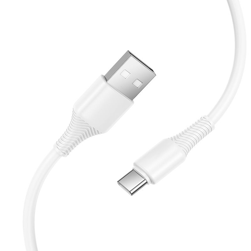 Kabelis USB A į USB C Hoco 3A 1 m X120 baltas
