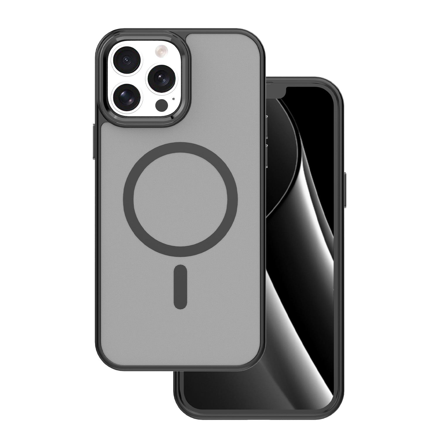 Frozen Magnetinis dėklas telefonui iPhone 13 Pro Max 6,7" juodas