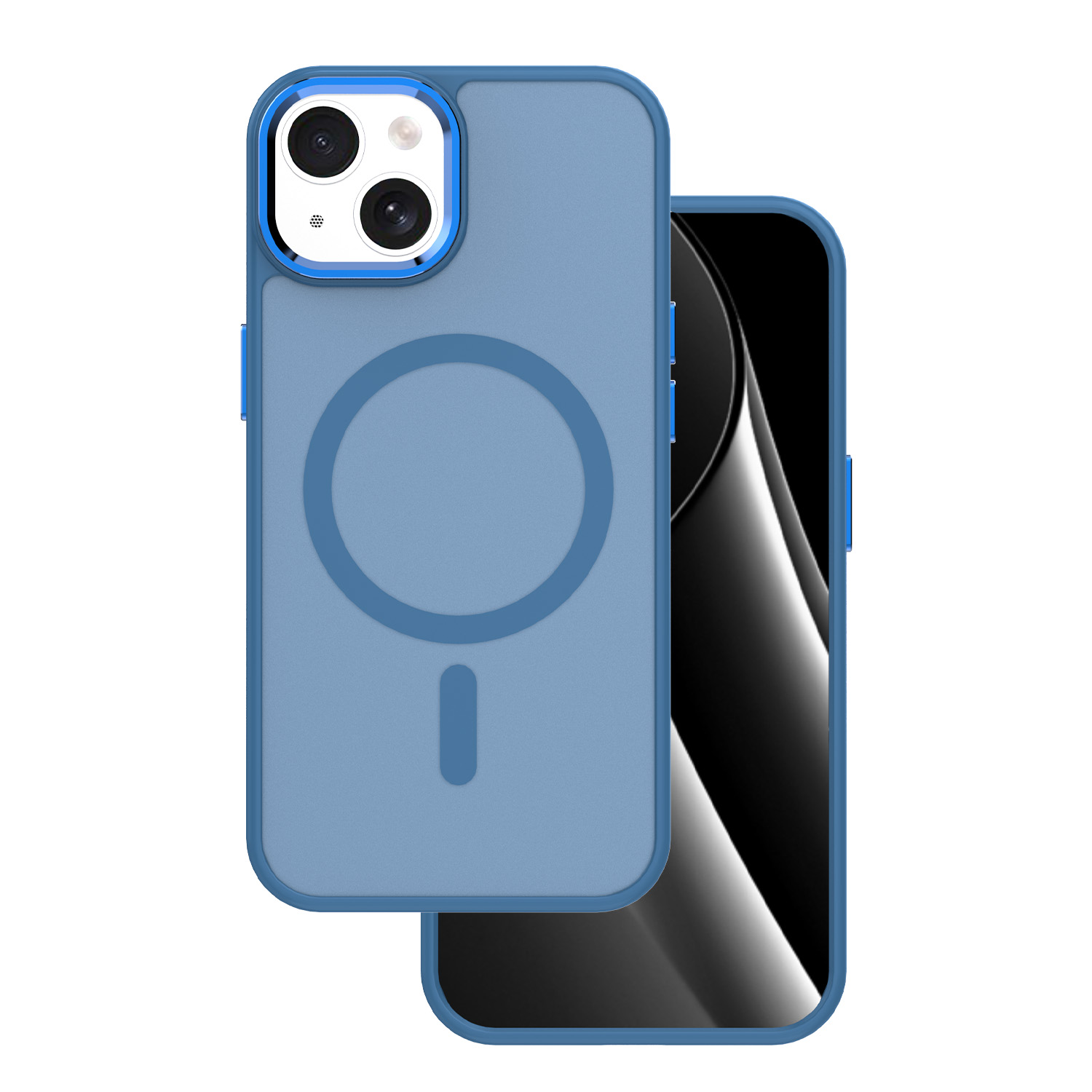 Frozen Magnetinis dėklas telefonui iPhone 13 6,1" tamsiai mėlynas