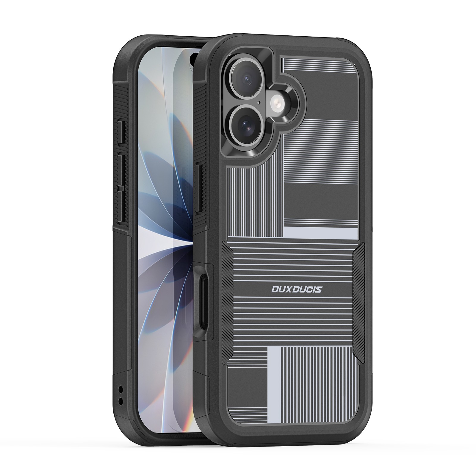 Чехол Dux Ducis Shld для Apple iPhone 17 чёрный узор Umbra