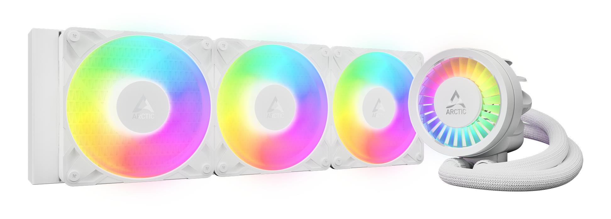 ARCTIC Liquid Freezer III Pro 360 A-RGB procesoriaus aušintuvas, baltas