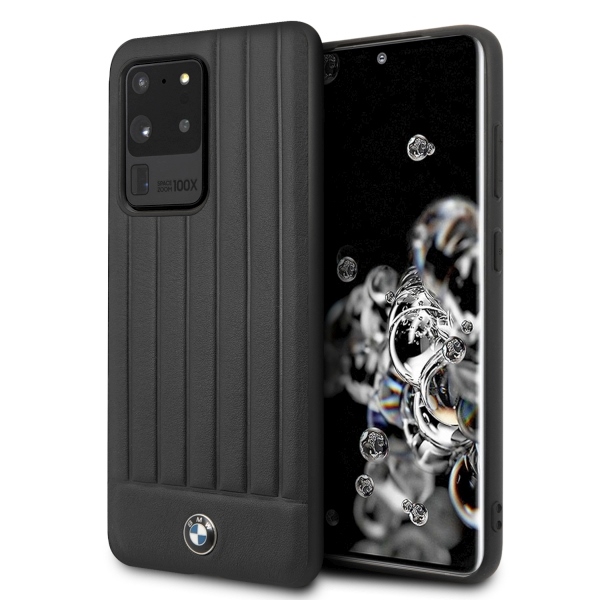 BMW Signature dėklas Samsung Galaxy S20 Ultra - juodas
