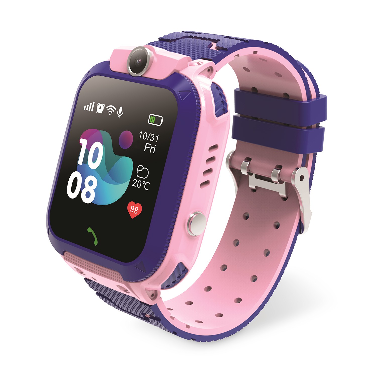 Išmanusis laikrodis vaikams Forever Smartwatch KW-220 rožinis