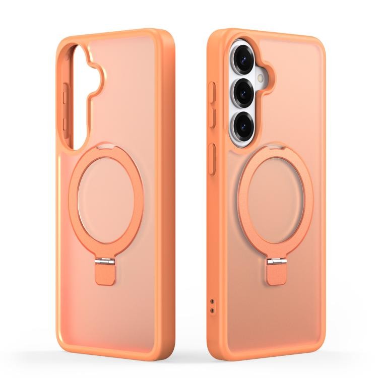 Dėklas Dux Ducis Yind Magnetic Stand Samsung S942 S26 oranžinis