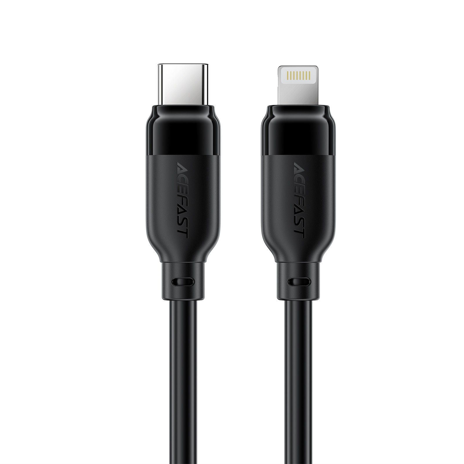 USB laidas Acefast C16-01 USB-C į Lightning 1.2m juodas