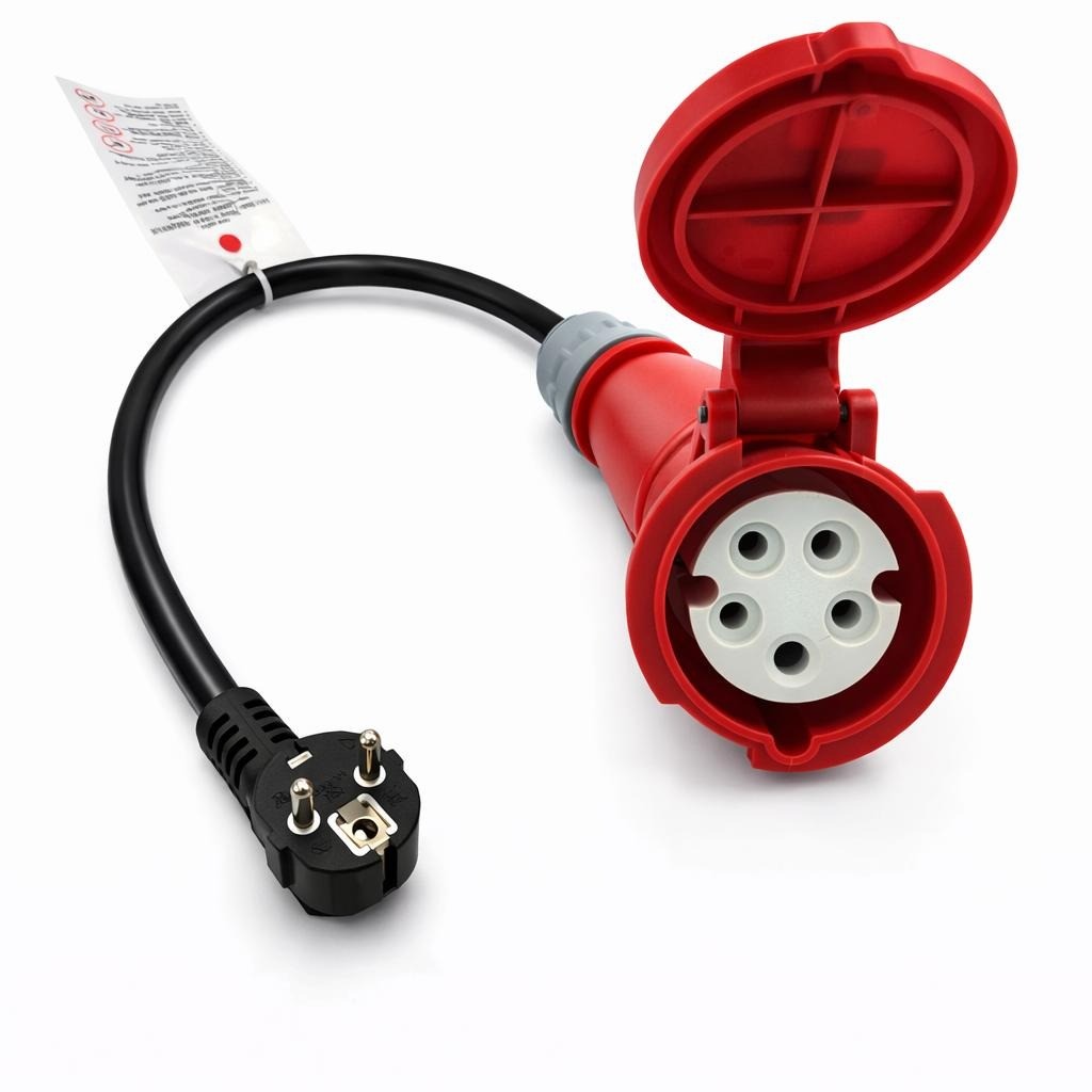 Adapteris Reach CEE 16A 400V į 220V Schuko