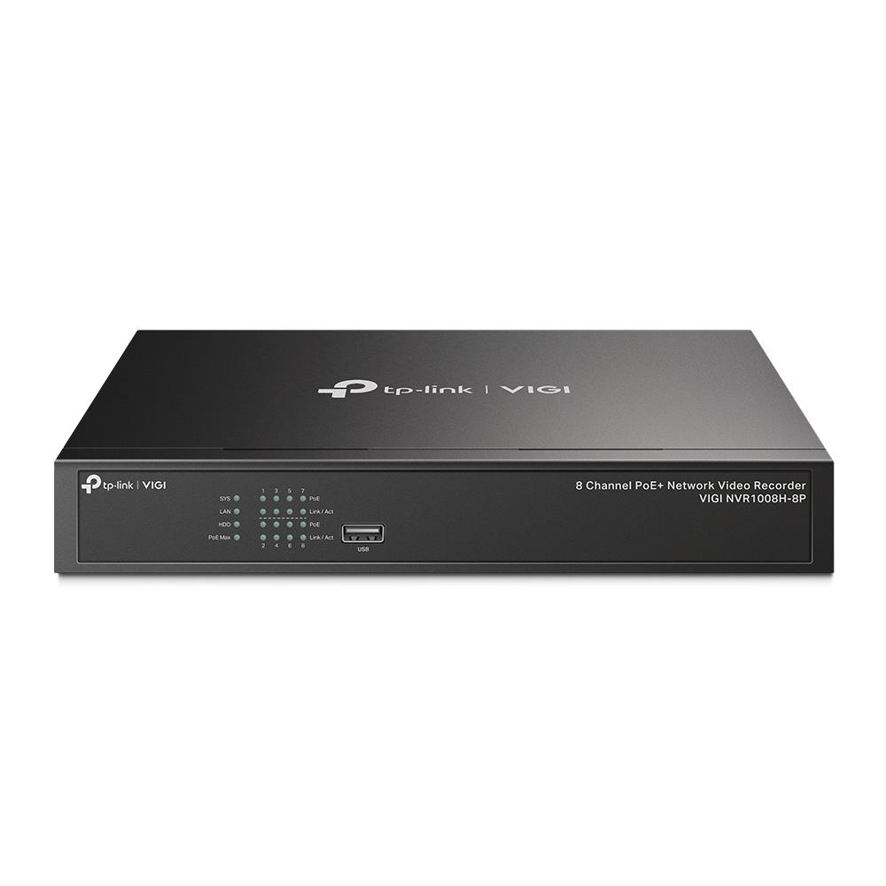 TP-Link Vigi 8 kanalų PoE+ tinklo vaizdo įrašytuvas NVR1008H-8P