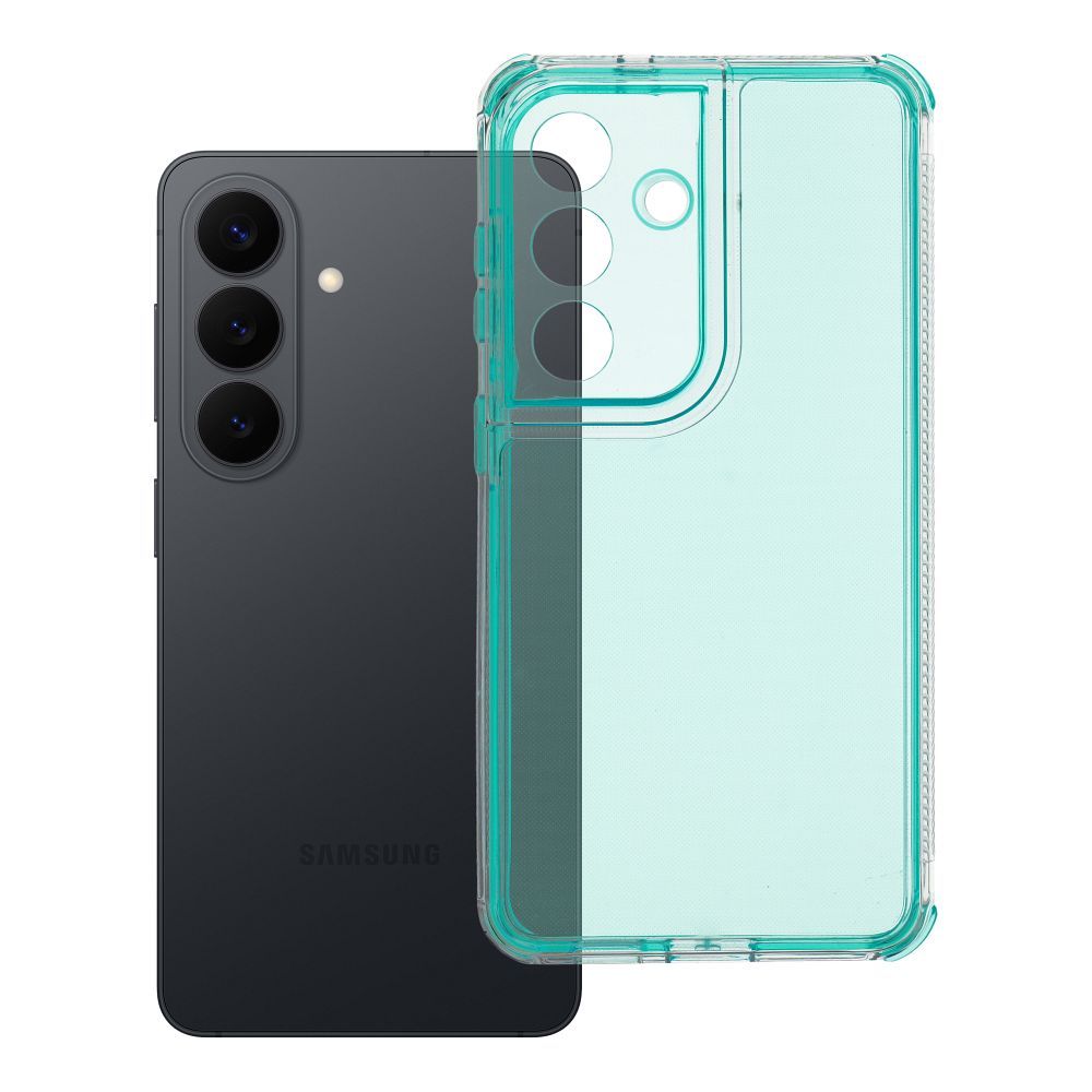 MATRIX CLEAR dėklas telefonui SAMSUNG S26 Pro mėtų spalvos