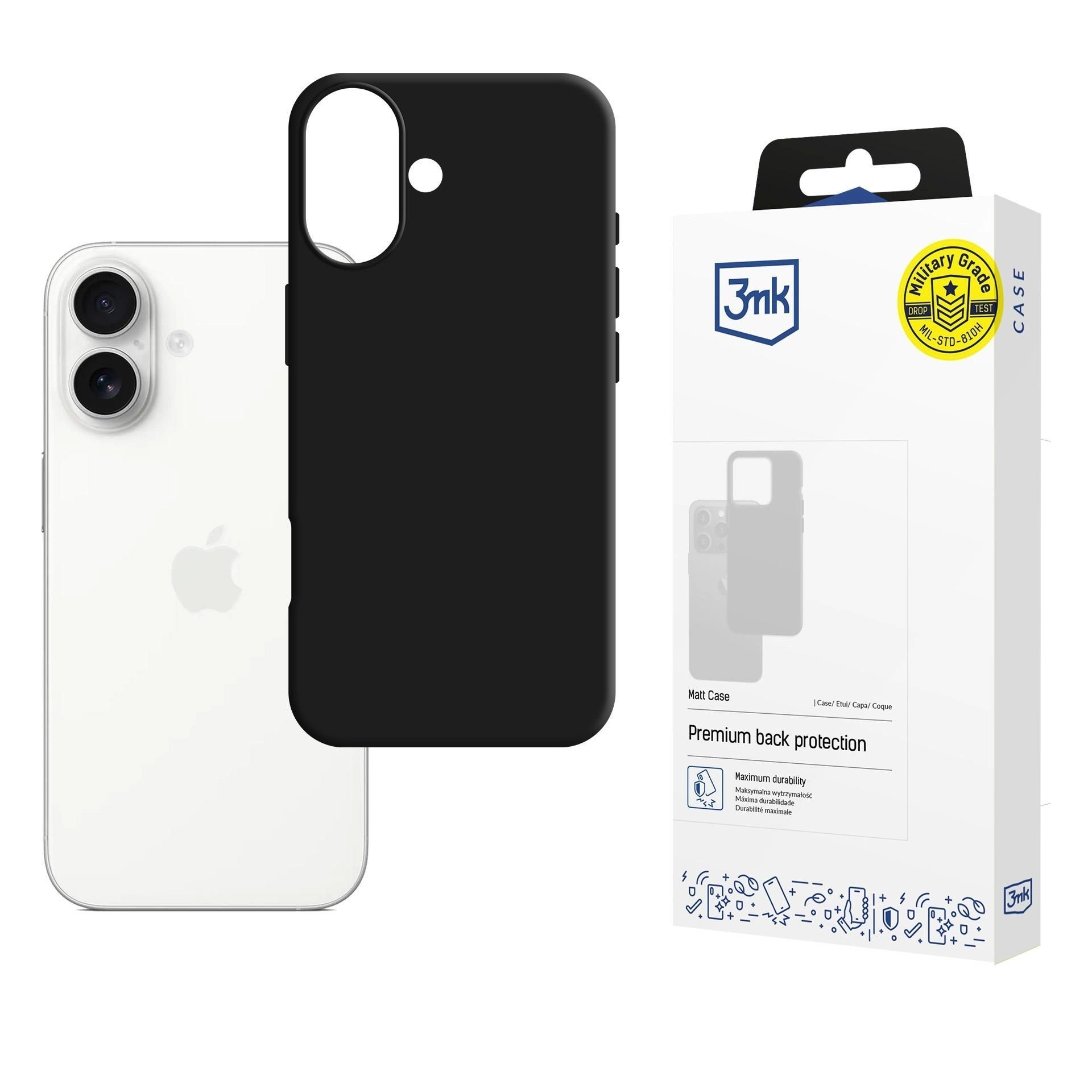 3mk Matt Case dėklas, skirtas Xiaomi 12 Pro, juodas