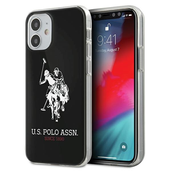 US Polo USHCP12STPUHRBK iPhone 12 mini 5,4" juoda Shiny Big Logo
