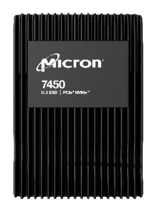 Micron 7450 MAX 3.2TB PCIe NVMe SSD diskas U.3 skaitymas 6800 MB/s rašymas 5300 MB/s