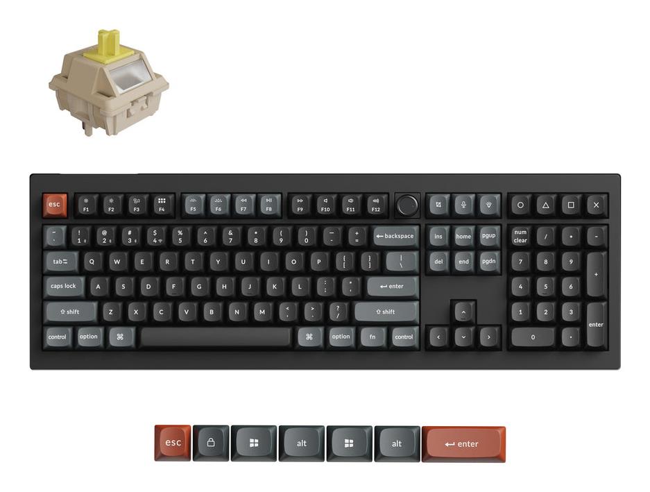 Belaidė klaviatūra KEYCHRON V6 Ultra juoda