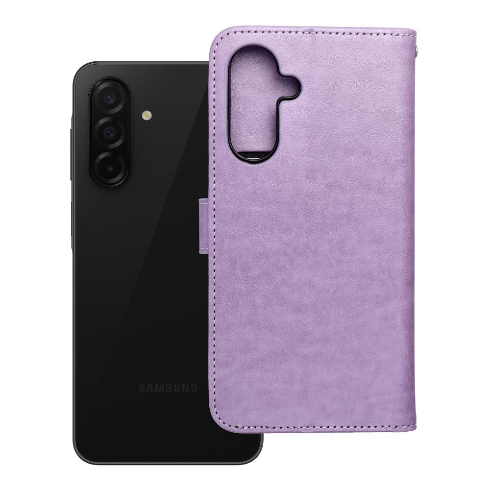 MEZZO knygos tipo dėklas telefonui SAMSUNG A26 5G su sapnų gaudykle, violetinis
