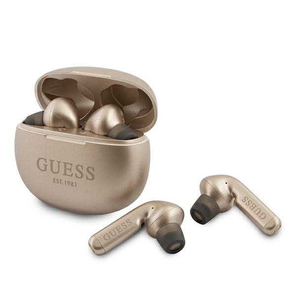 Guess GUTWS1CGO TWS Bluetooth ausinės + auksinė dokavimo stotelė