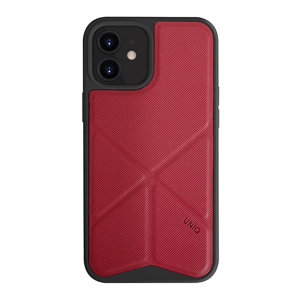Uniq Transforma dėklas iPhone 12 mini - raudonas
