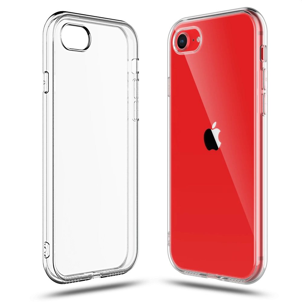 Clear Case 2 mm BOX dėklas iPhone 7 / 8 / SE 2020 / SE 2022 Clear Case 2 mm Box, skaidrus