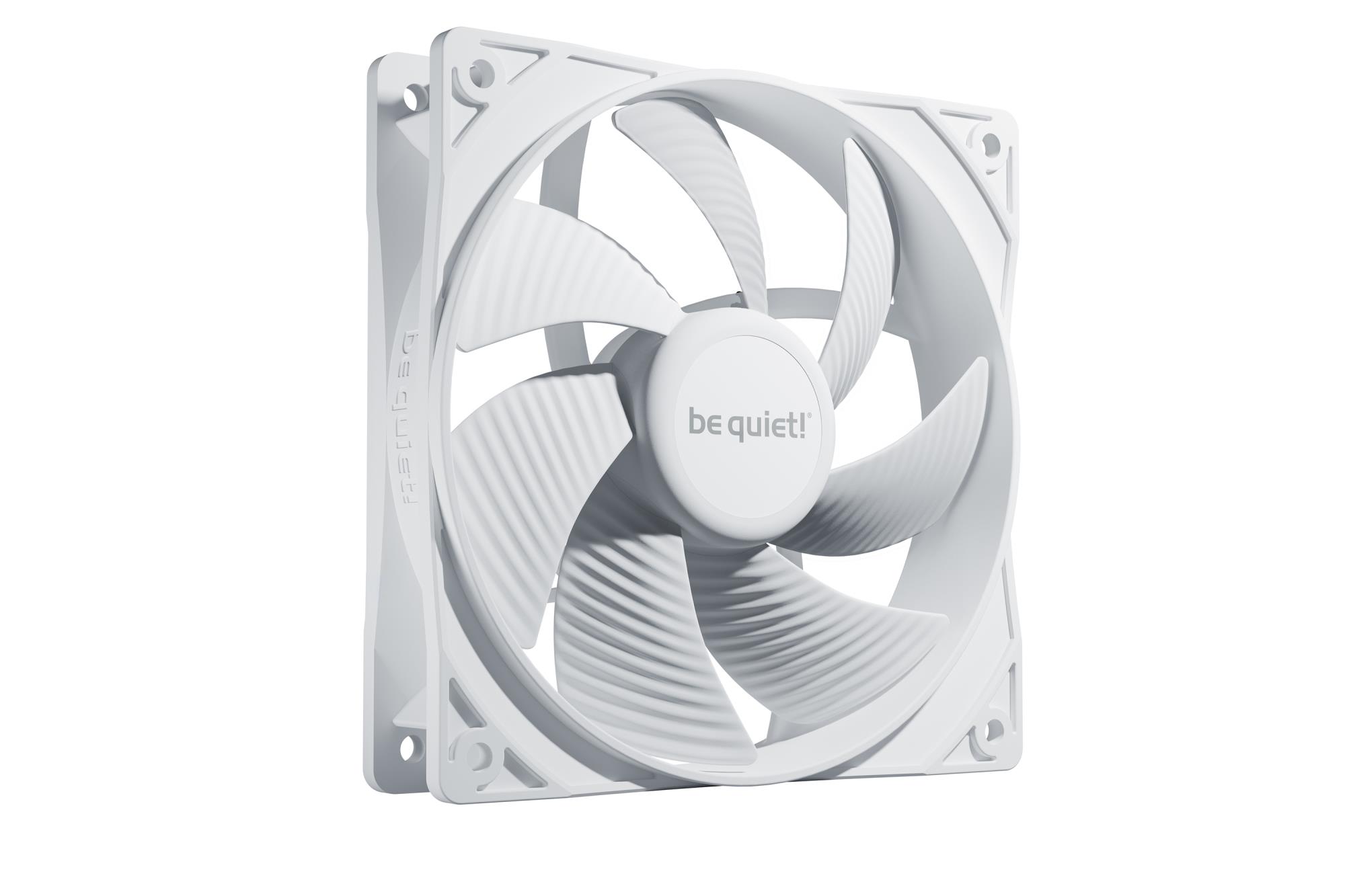 Be Quiet korpuso ventiliatorius 120mm Pure Wings 3 baltas PWM BL110