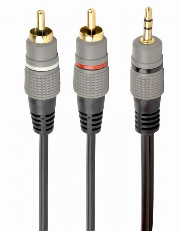 Garso laidas 3.5mm į 2RCA 1.5m Gembird