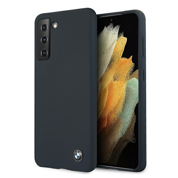 BMW Silikoninis Parašas dėklas Samsung Galaxy S21+ - mėlynas