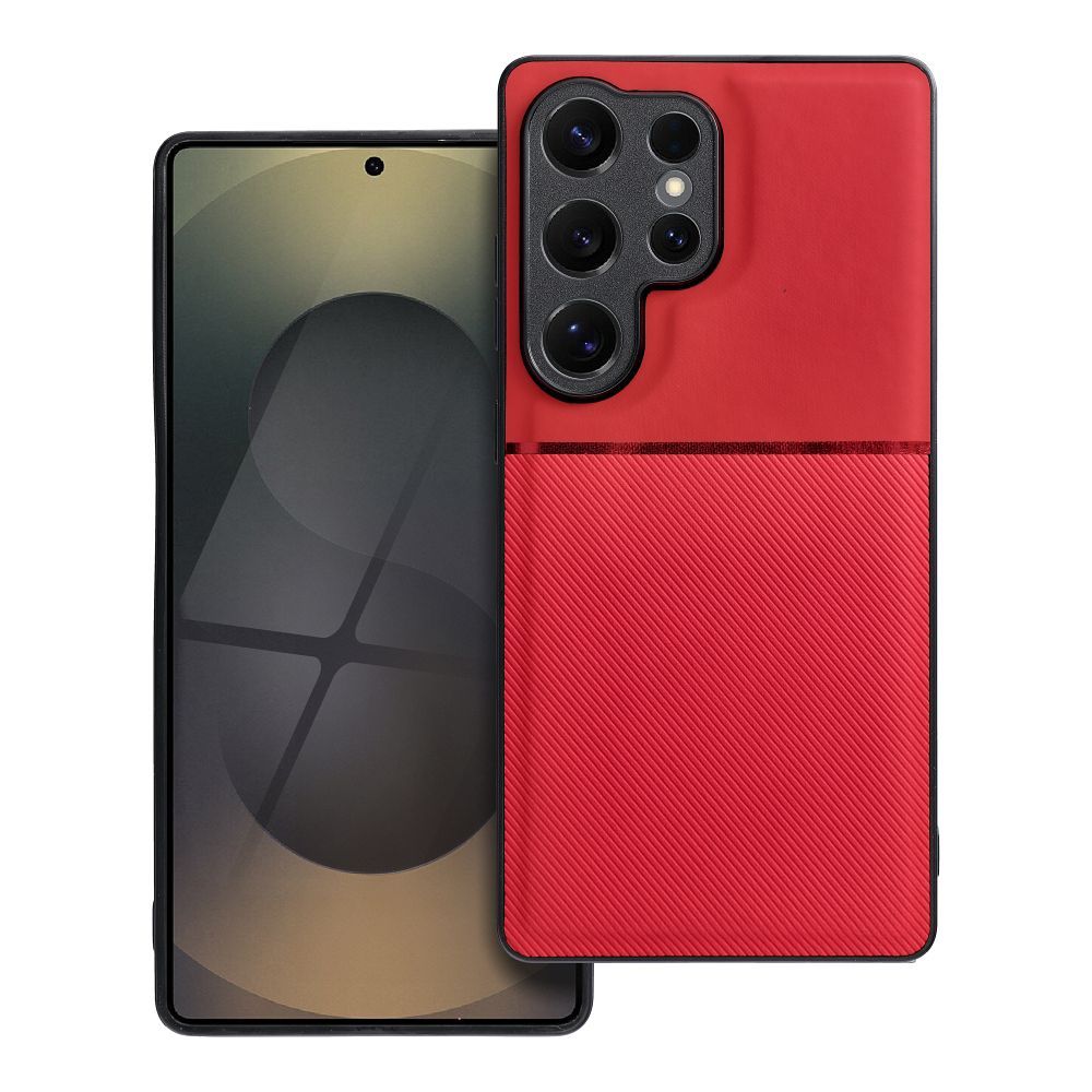 NOBLE dėklas telefonui SAMSUNG S25 Ultra raudonas