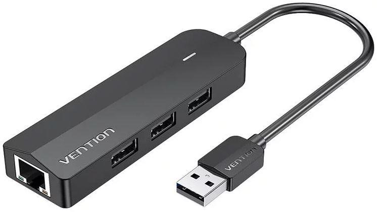 Vention USB2.0 šakotuvas, 3 prievadai, 0.15m