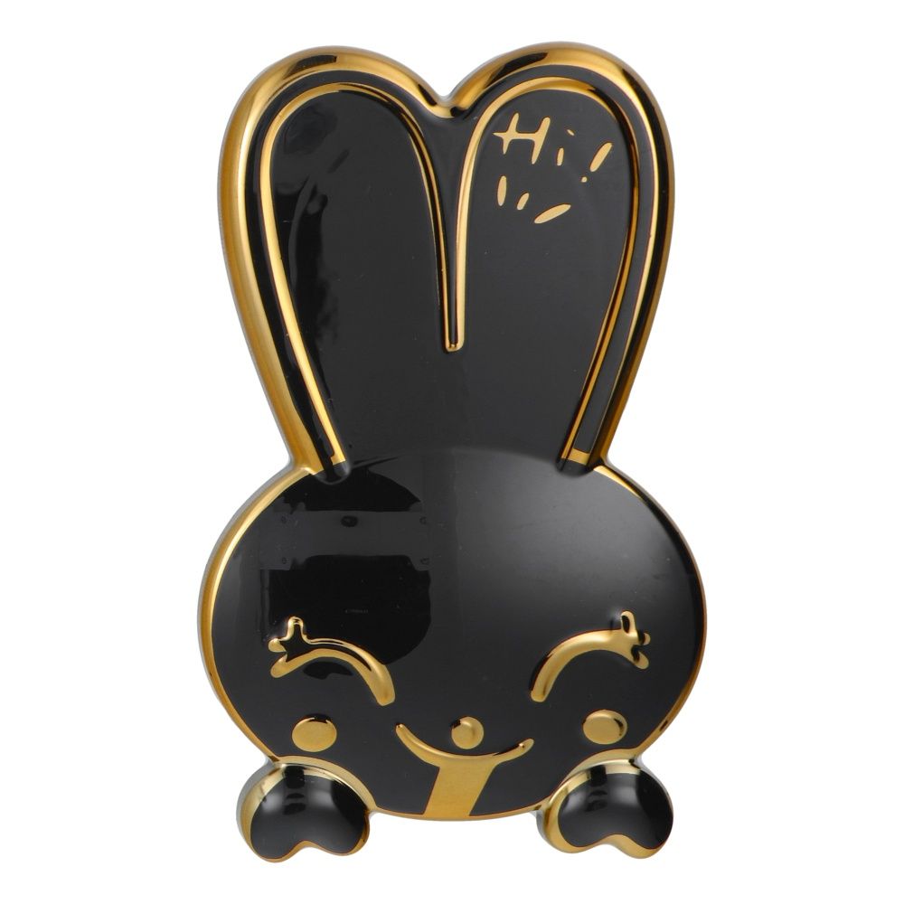 Lipnus telefono stovas RABBIT - juodas