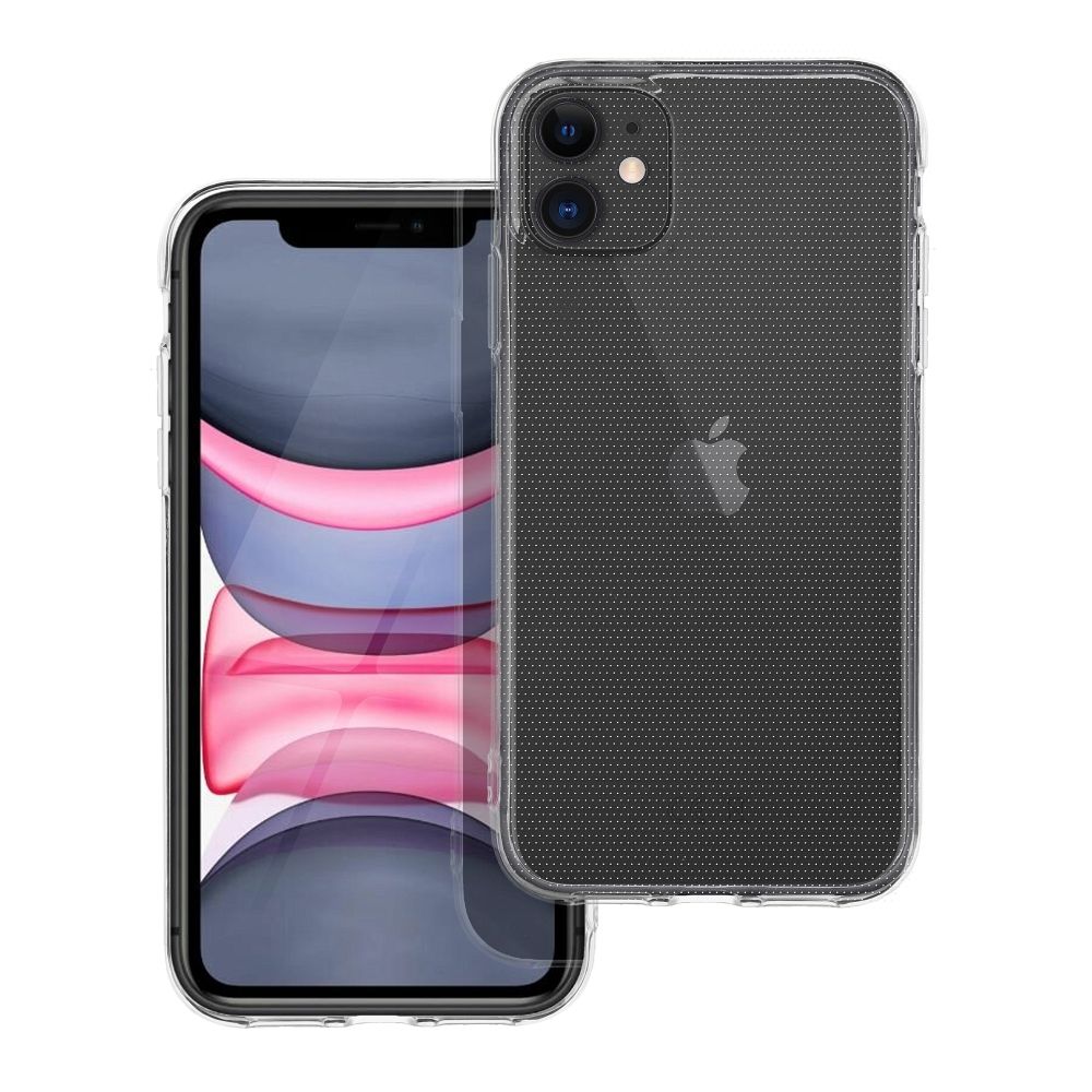 Skaidrus dėklas 2 mm IPHONE 11 skaidrus