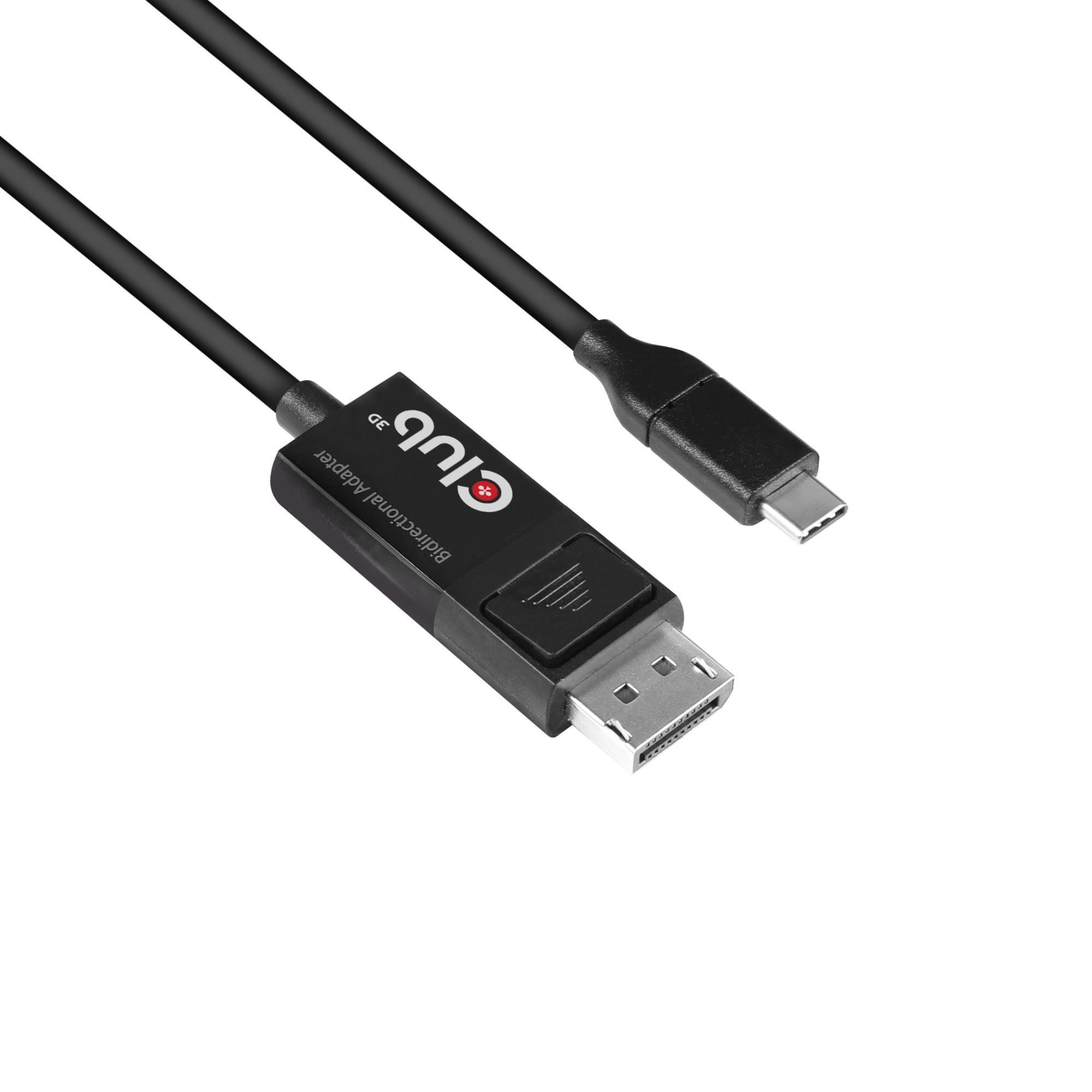 Laidas USB-C į DP 1.8M M/M CAC-1557 Club3D