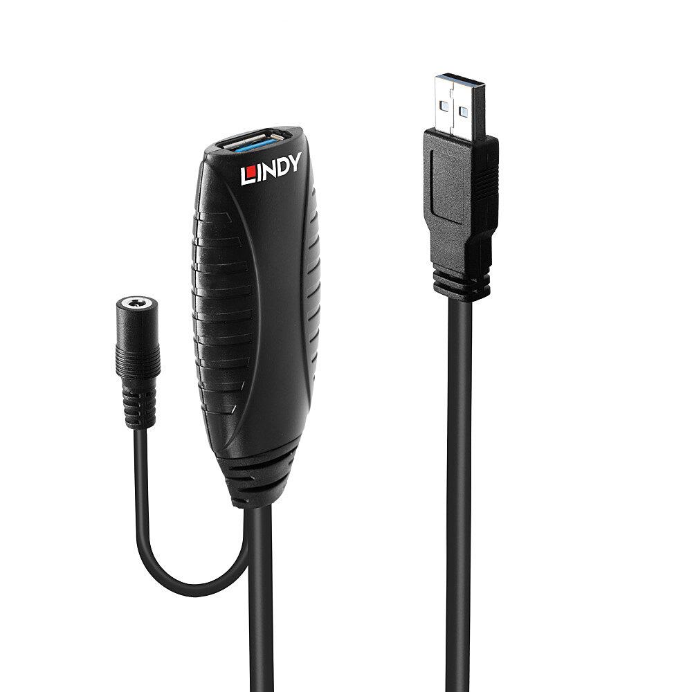 KABELIS USB3 aktyvus ilgintuvas/15M 43099 LINDY