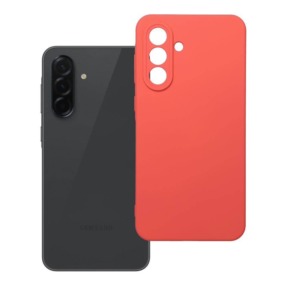 SILIKONINIS dėklas telefonui SAMSUNG A36 5G persikinis