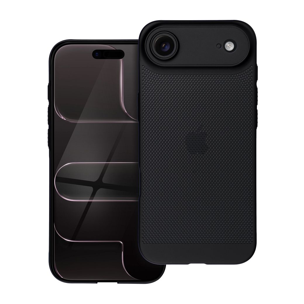 BREEZY dėklas telefonui IPHONE 17 Air juodas