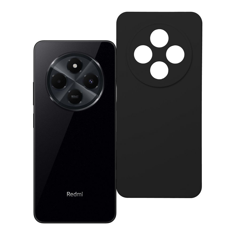SILIKONINIS dėklas telefonui XIAOMI Redmi 14C juodas