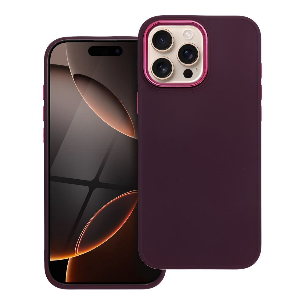 FRAME dėklas telefonui IPHONE 16 Pro Max violetinis