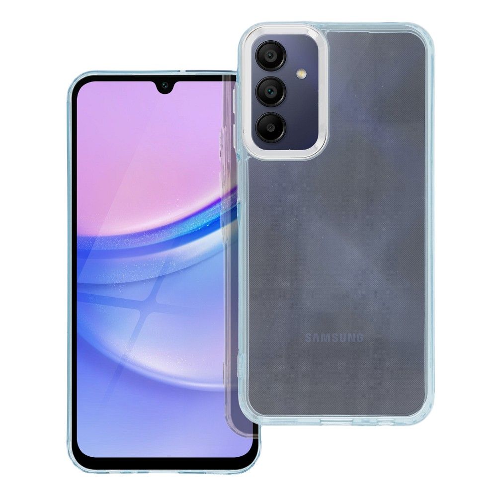 PEARL dėklas telefonui SAMSUNG A15 4G / A15 5G šviesiai mėlyna