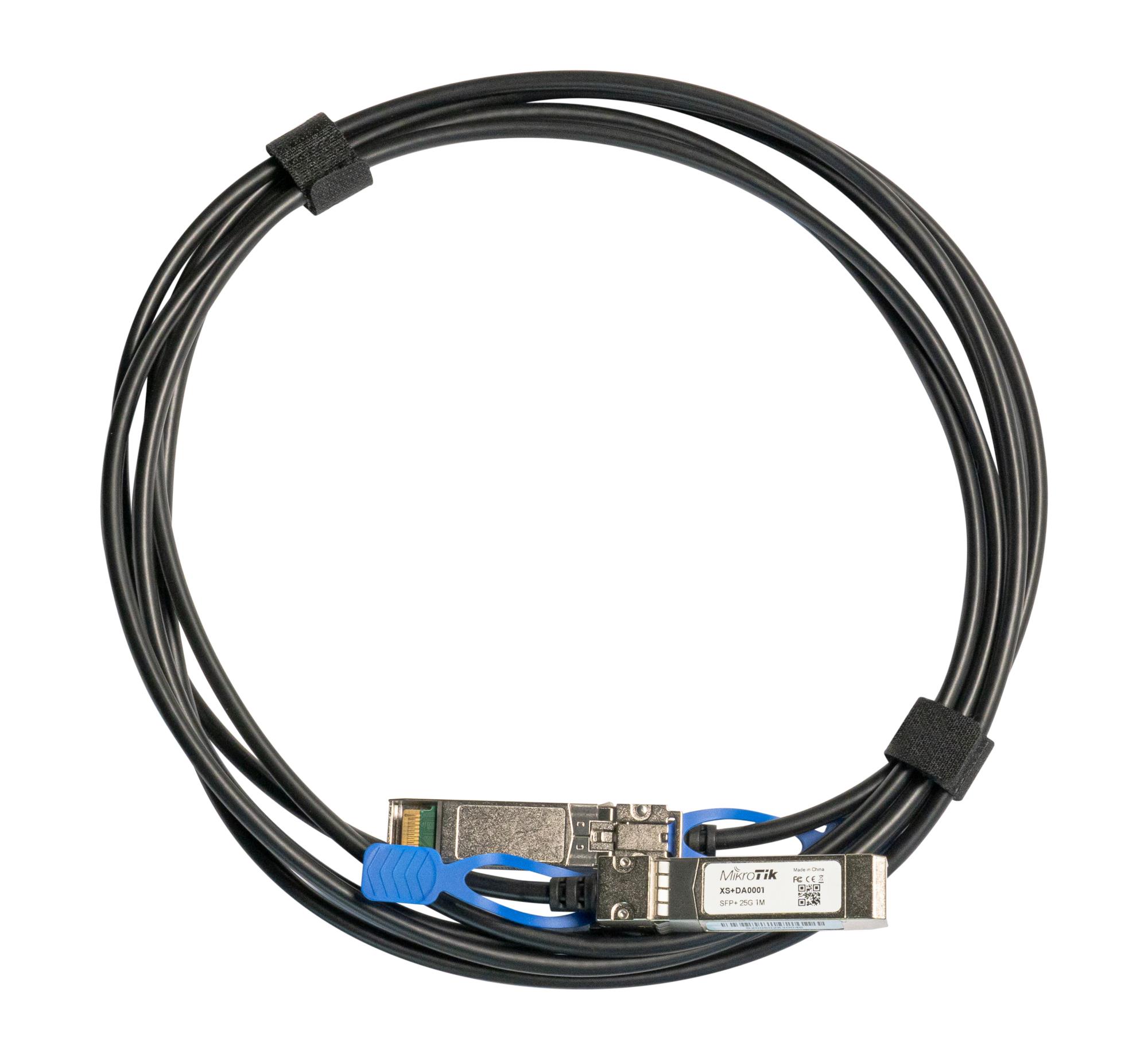 MikroTik XS+DA0001 SFP+ tiesioginio prijungimo kabelis, 1m