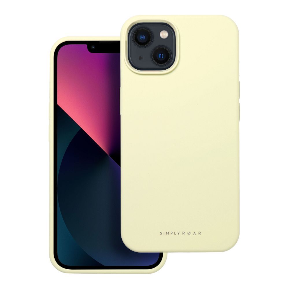 ROAR dėklas CLOUD SKIN IPHONE 13 Šviesiai geltona