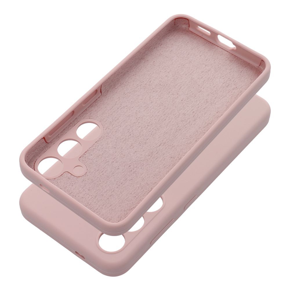 Dėklas SILIKONINIS 2mm for HONOR Magic 8 Lite smėlinis rožinis