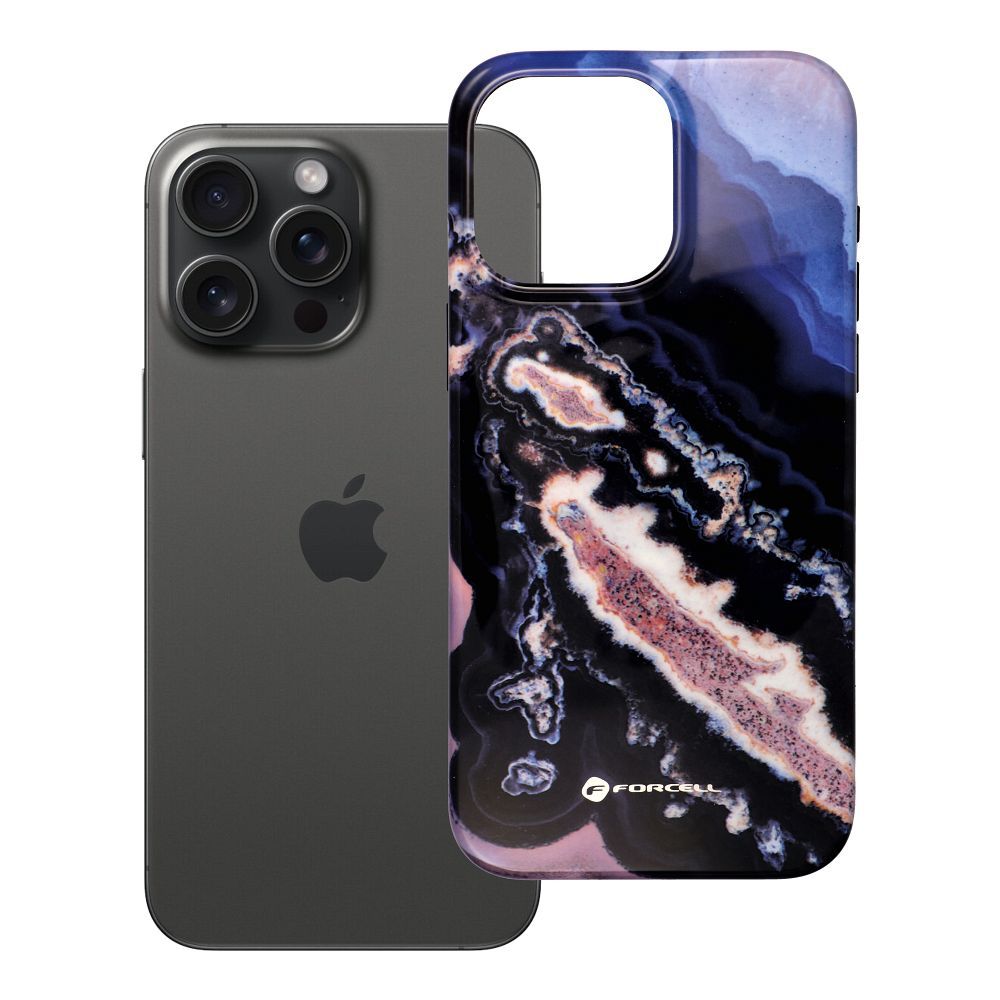 FORCELL F-PROTECT Mirage, karinio standarto išbandytas dėklas telefonui su MagSafe, skirtas IPHONE 15 PRO MAX, auksinės salos spalvos